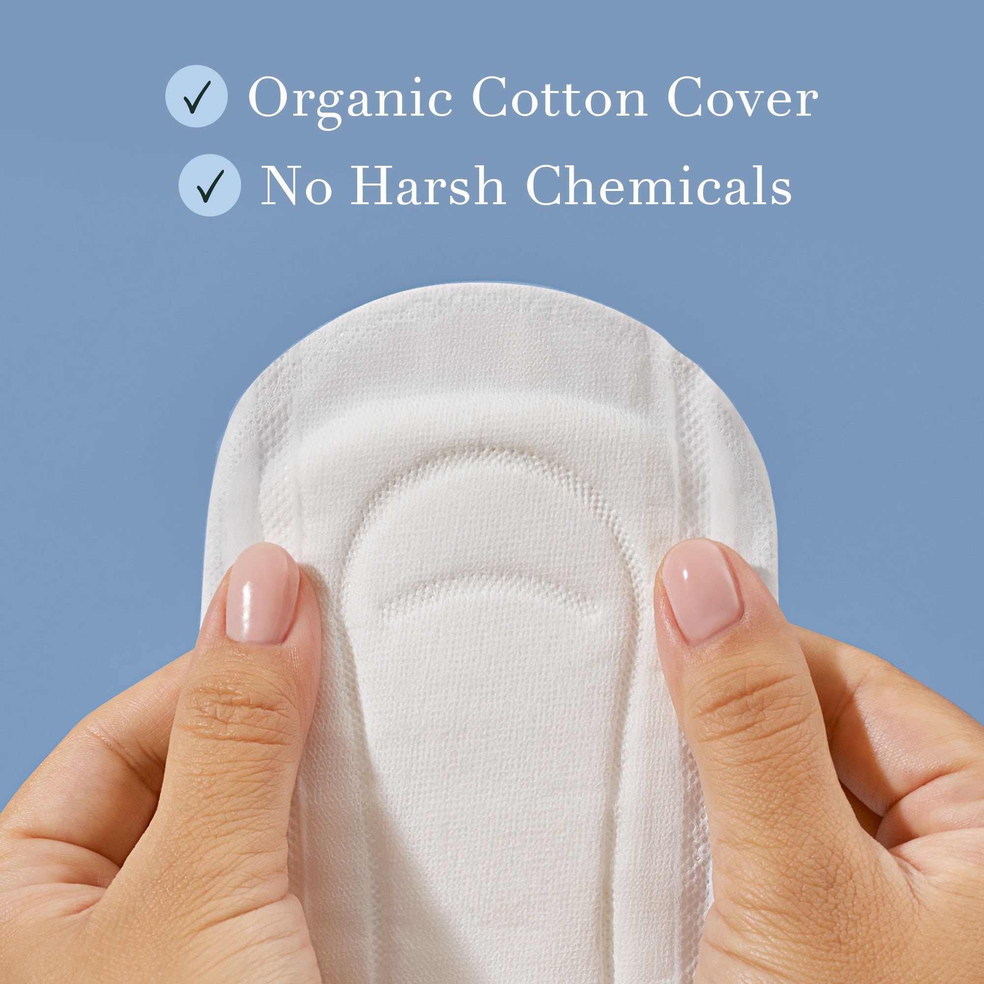 Regular Organic Cotton Cover Incontinence Liners J3