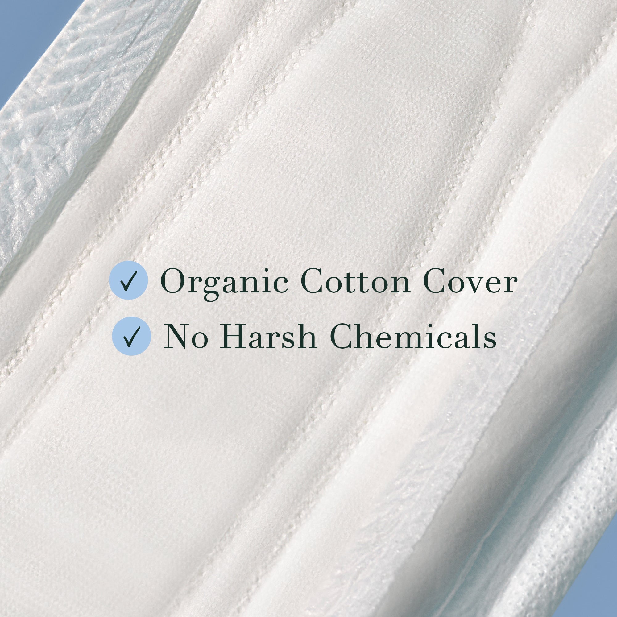 Moderate Organic Cotton Cover Incontinence Pads C1