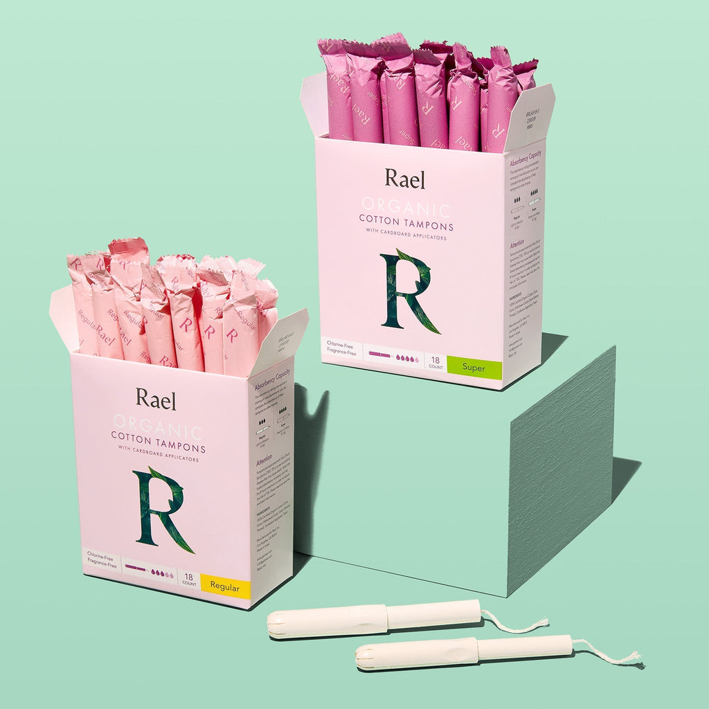 Regular Cardboard Applicator Tampons Made With Organic Cotton B0