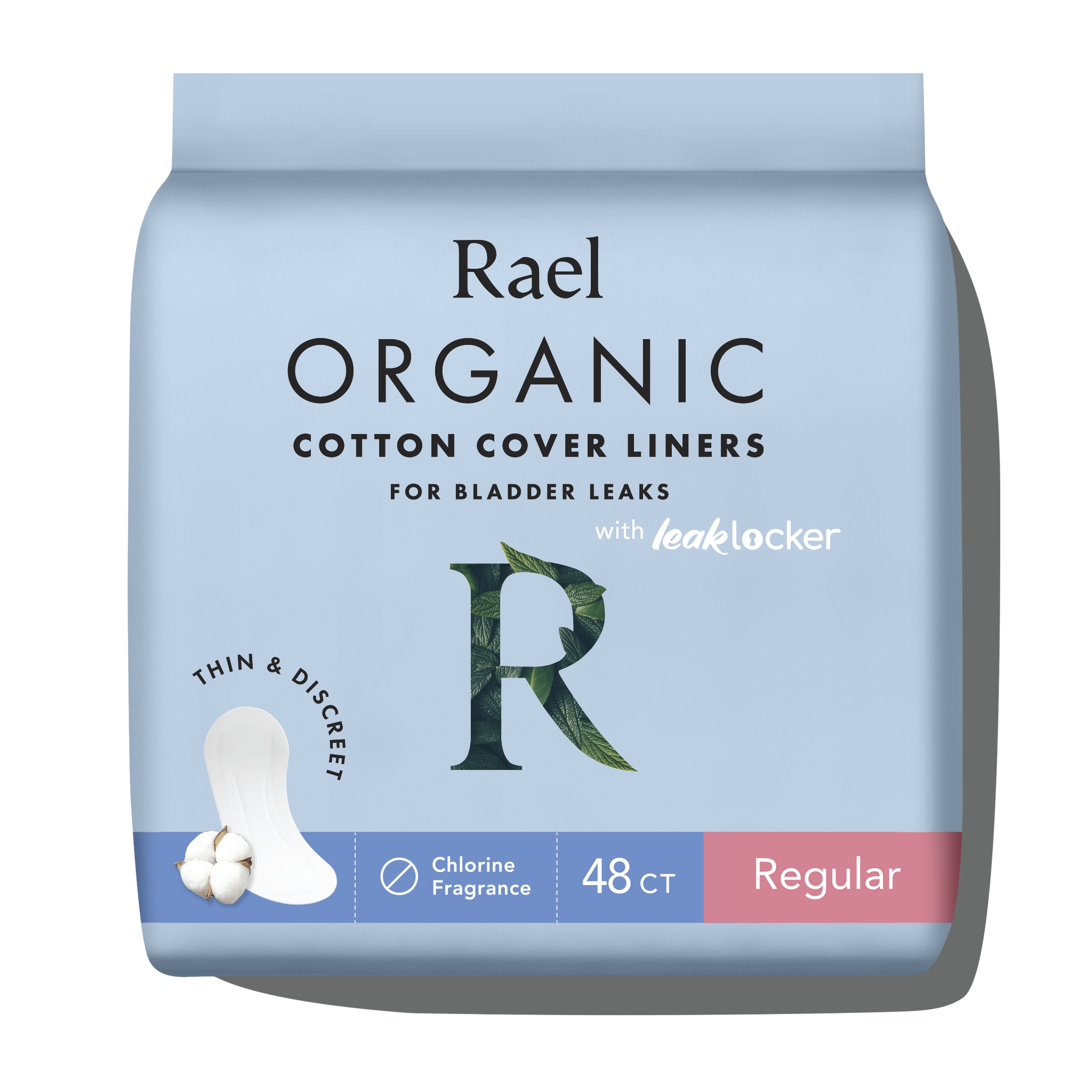 Regular Organic Cotton Cover Incontinence Liners J3