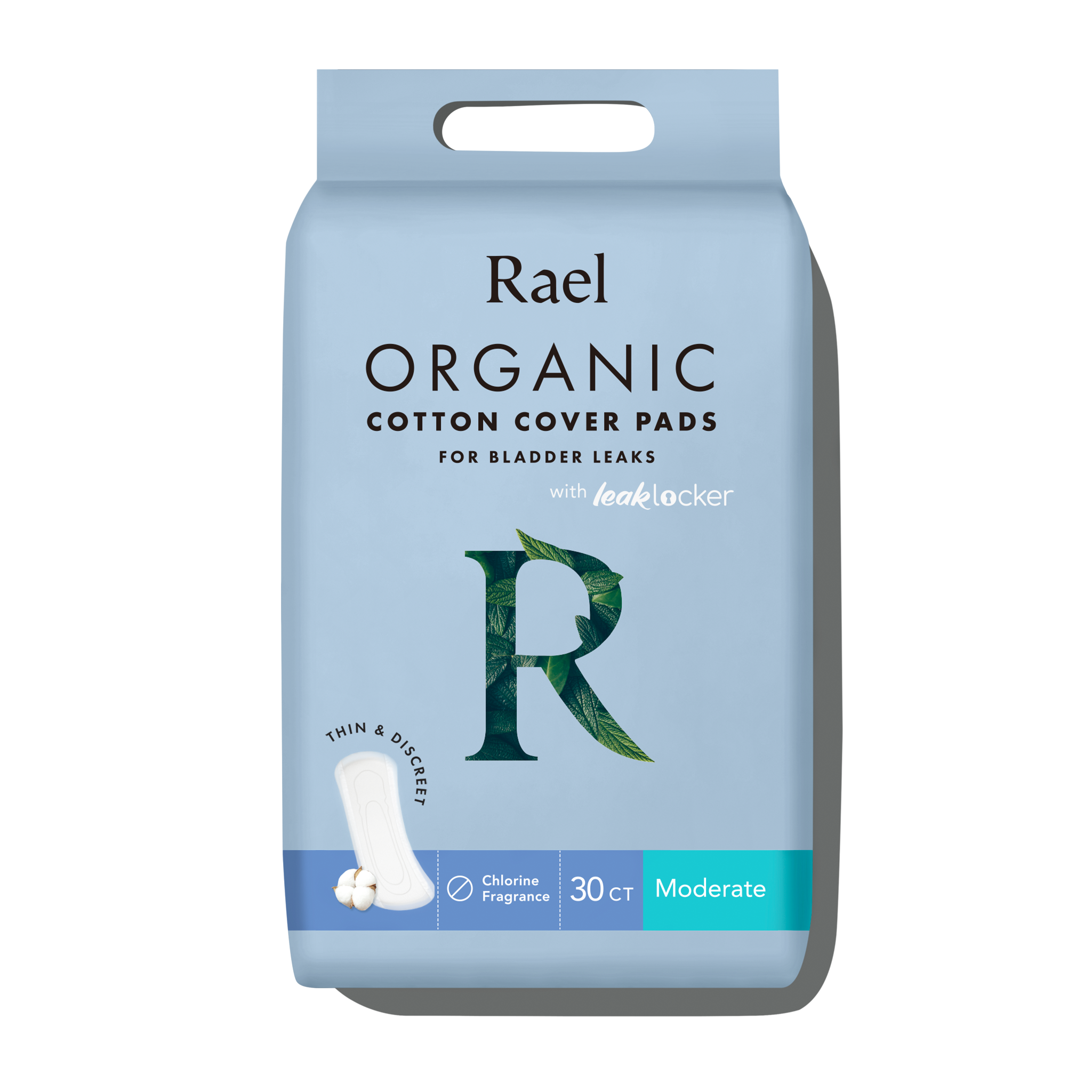 Moderate Organic Cotton Cover Incontinence Pads C1