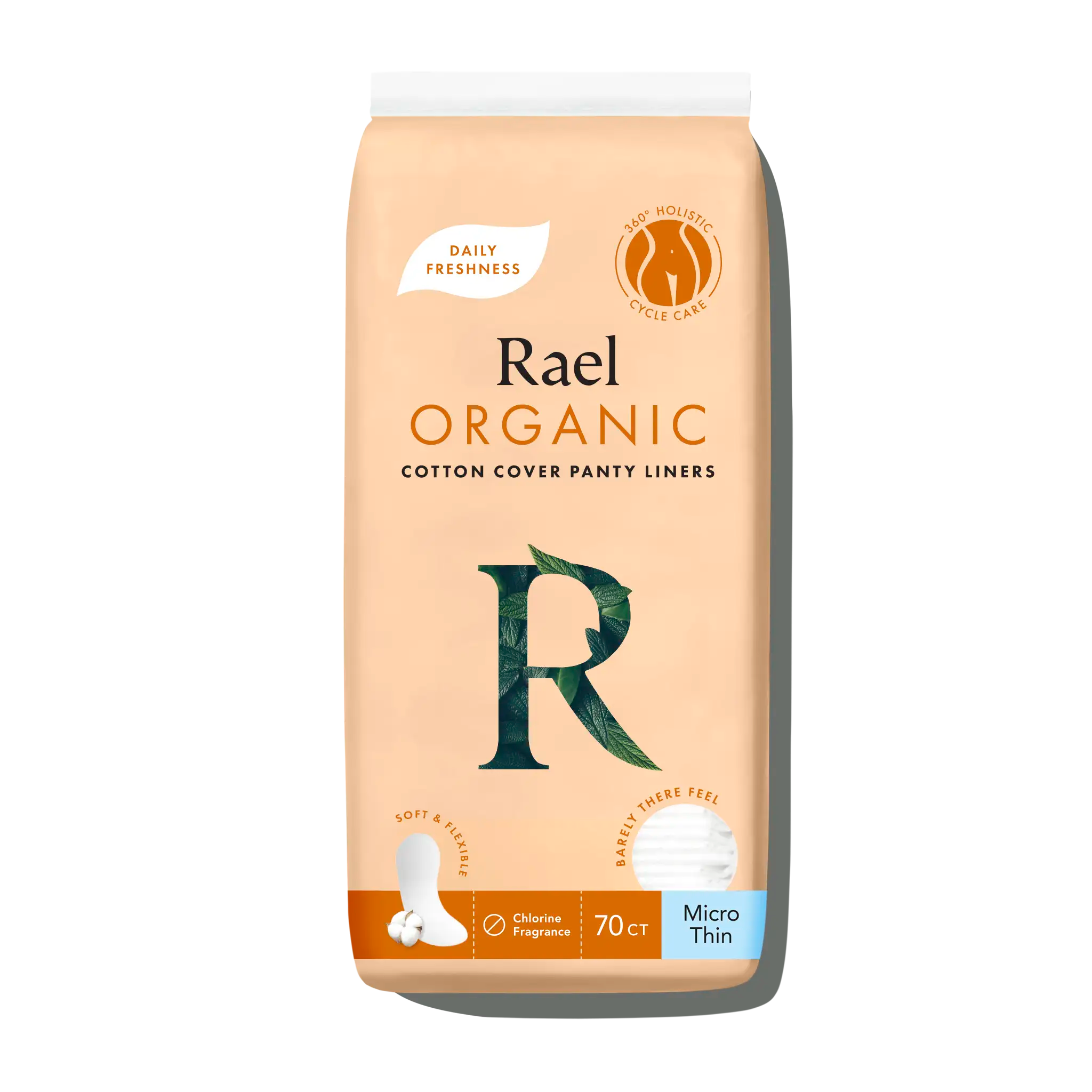 Organic Cotton Cover Micro Thin Panty Liners I9