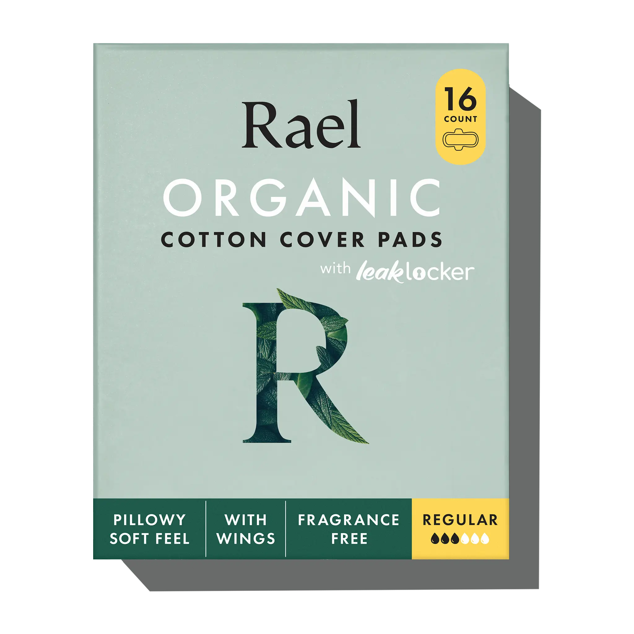 Regular Organic Cotton Cover Pads With Wings D8