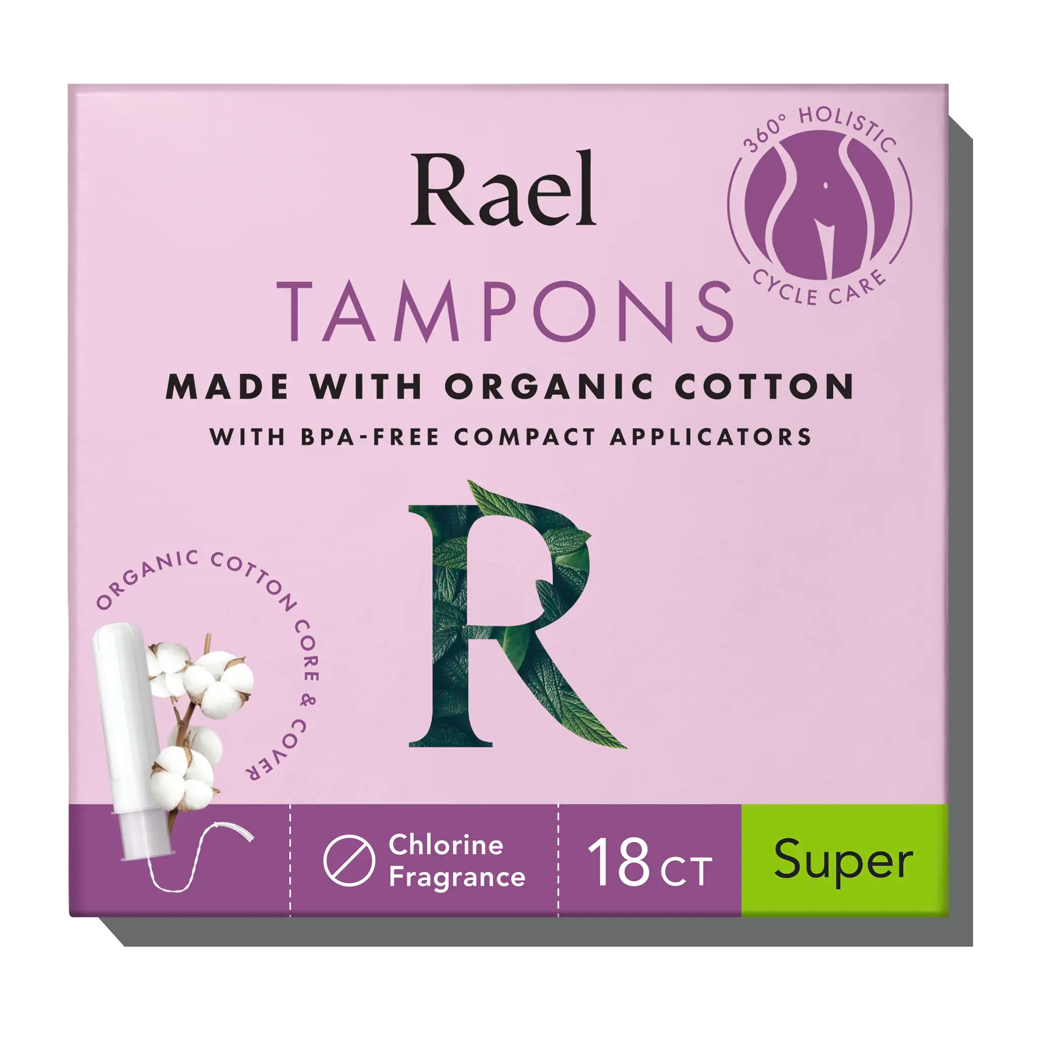 Super Compact Tampons Made With Organic Cotton B6