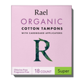 Super Cardboard Applicator Tampons Made With Organic Cotton O3