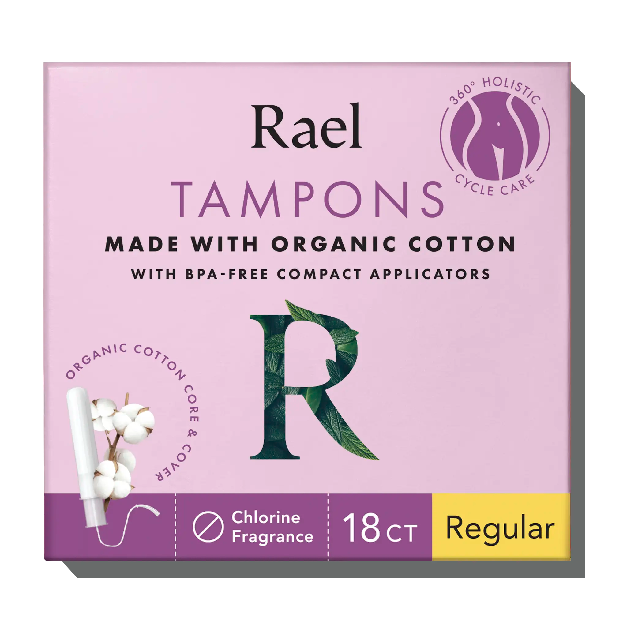 Regular Compact Tampons Made With Organic Cotton R5