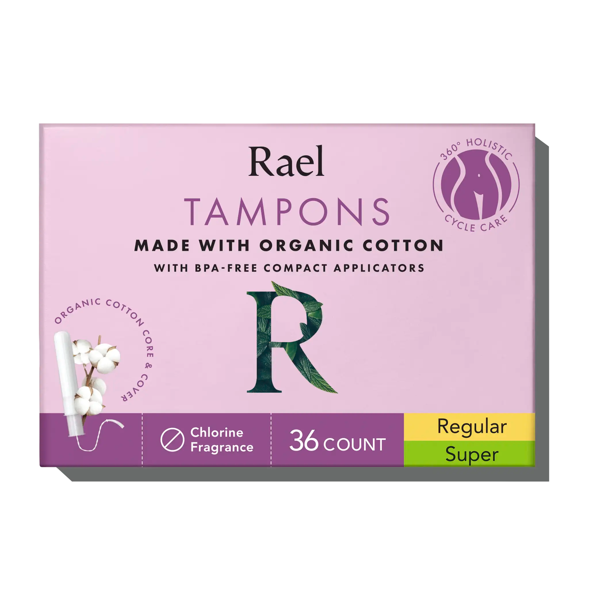 Compact Tampons Made With Organic Cotton Value Pack S3