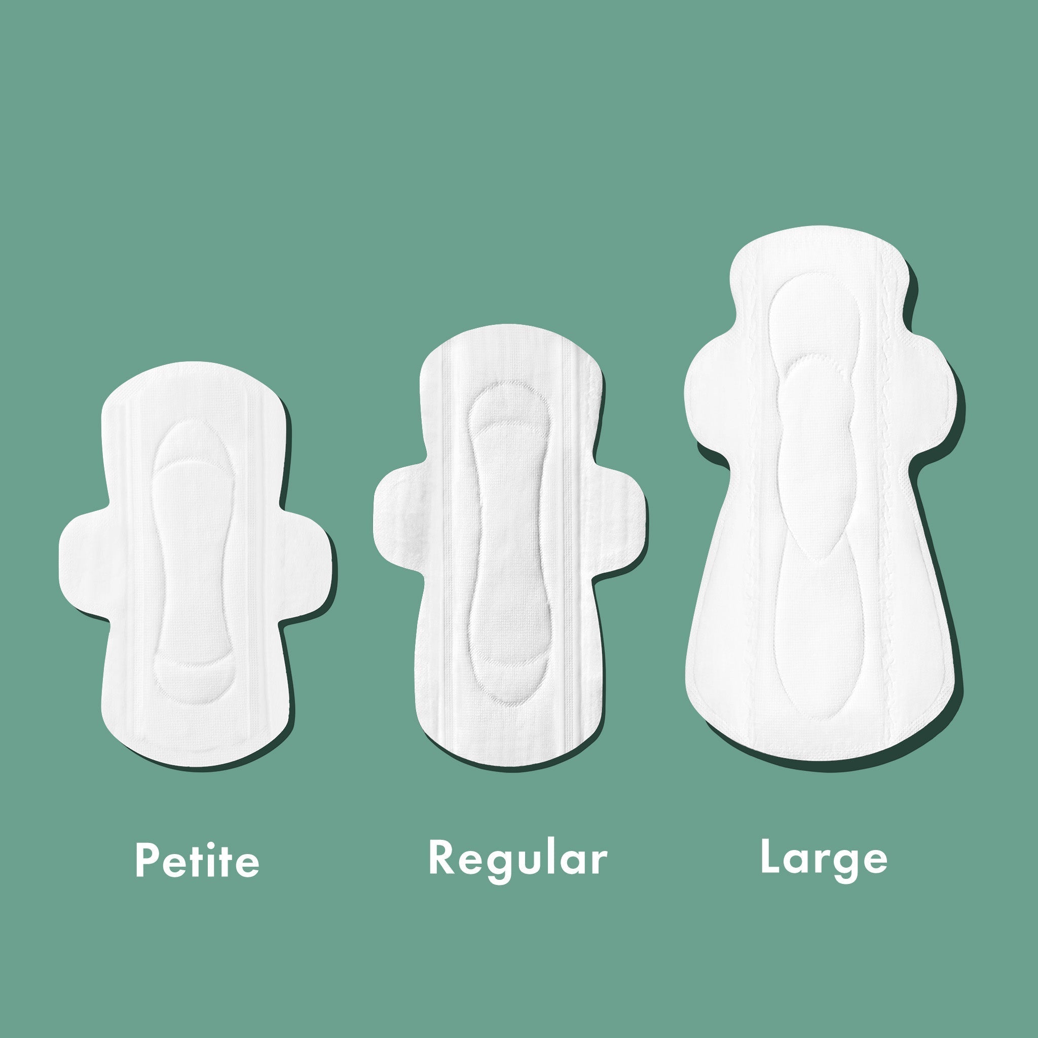 Petite Organic Cotton Cover Pads With Wings V8