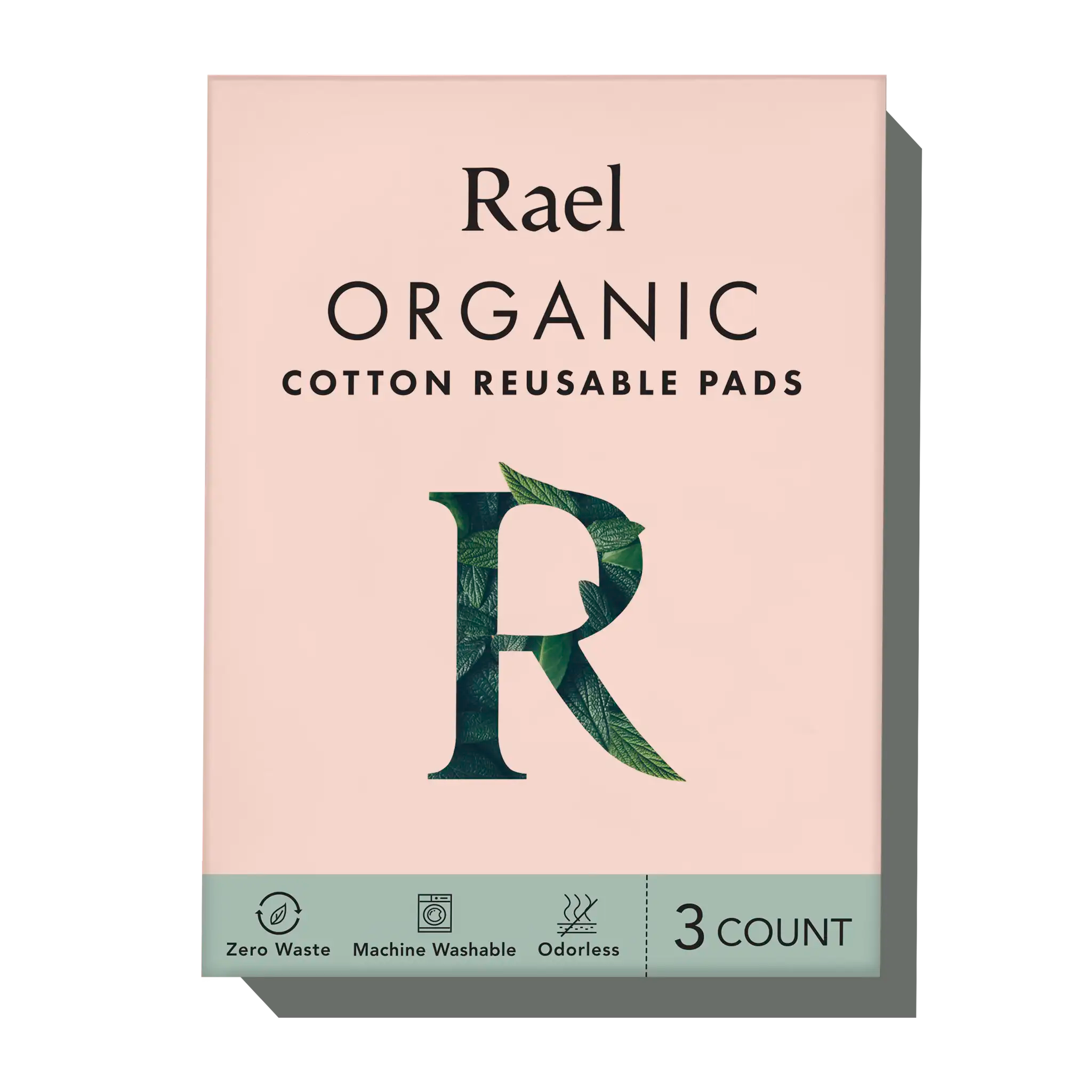 Organic Cotton Reusable Menstrual Pads - 3 Count Q1