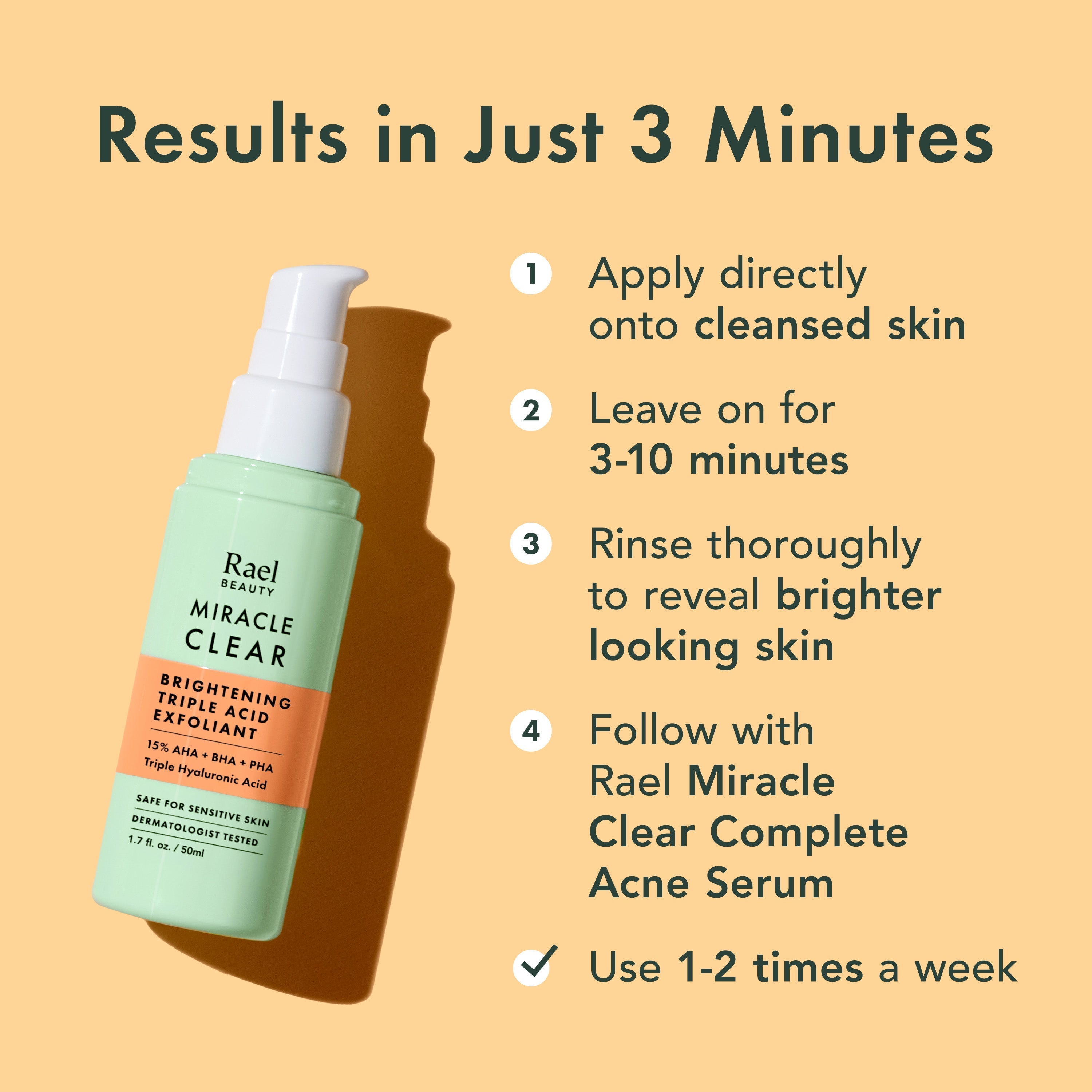 Miracle Clear Brightening Triple Acid Exfoliant V5