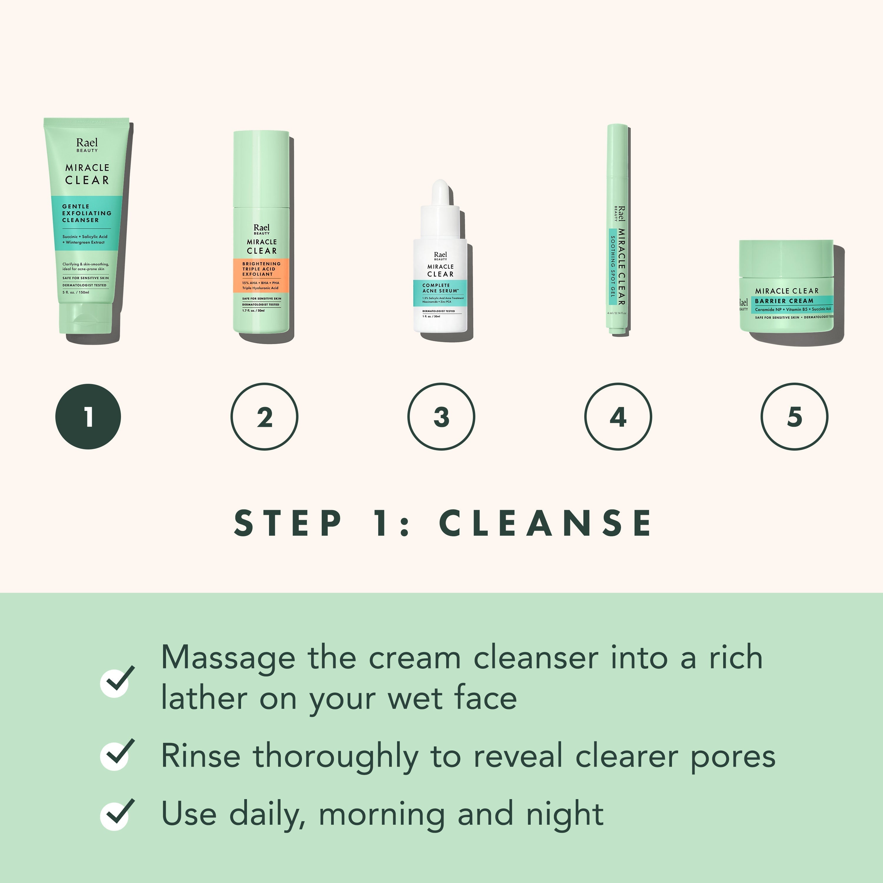Miracle Clear Gentle Exfoliating Cleanser R0