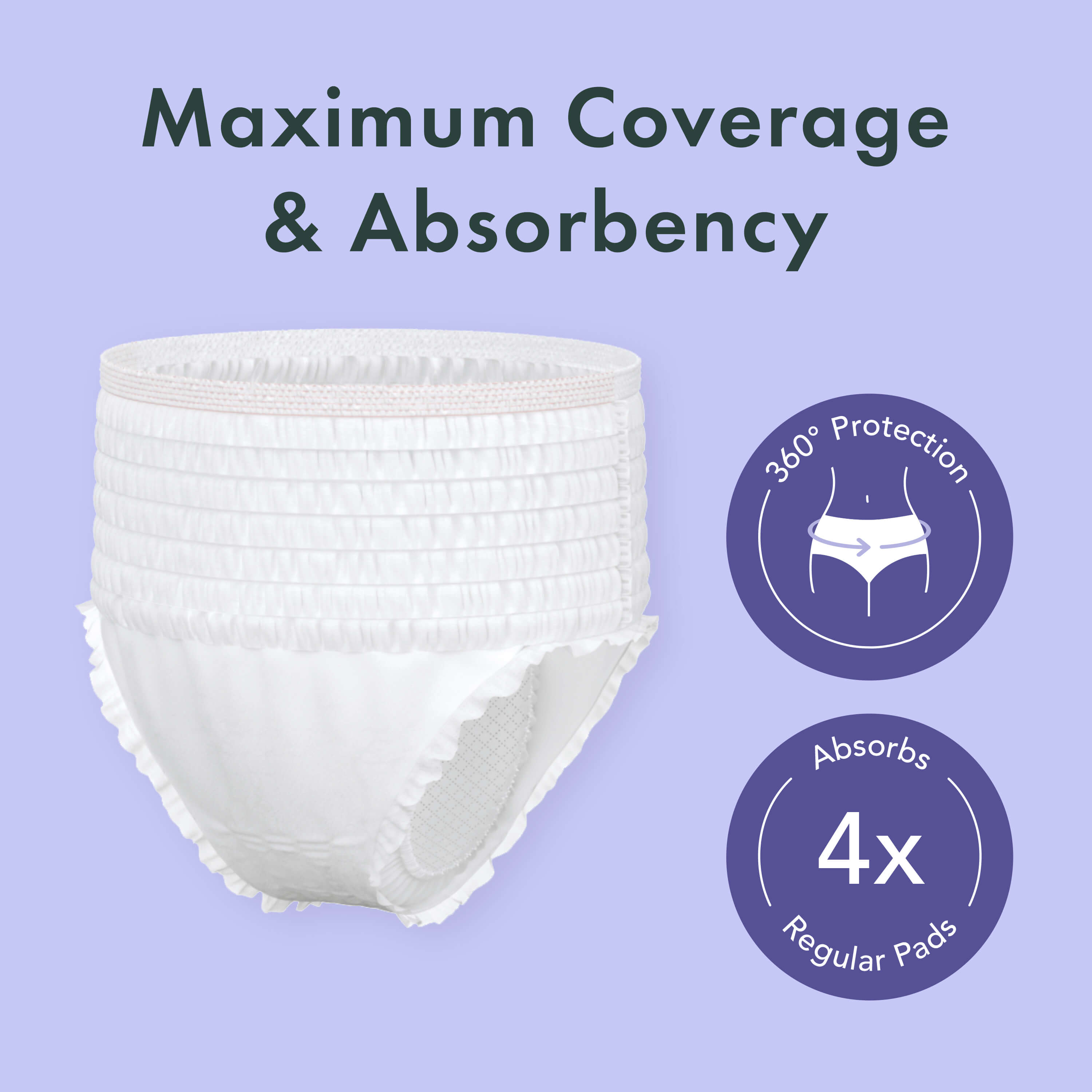 Disposable Period Underwear Made With Organic Cotton A0