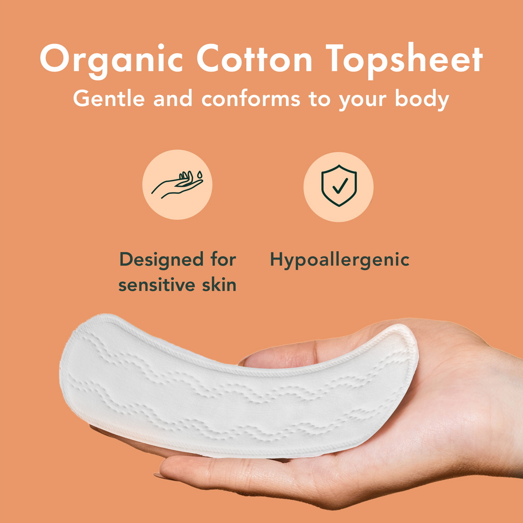 Regular + Long Bundle Unscented Panty Liners Made With Organic Cotton B2