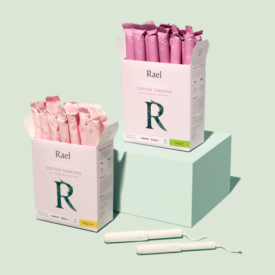 Super Cardboard Applicator Tampons Made With Organic Cotton O3