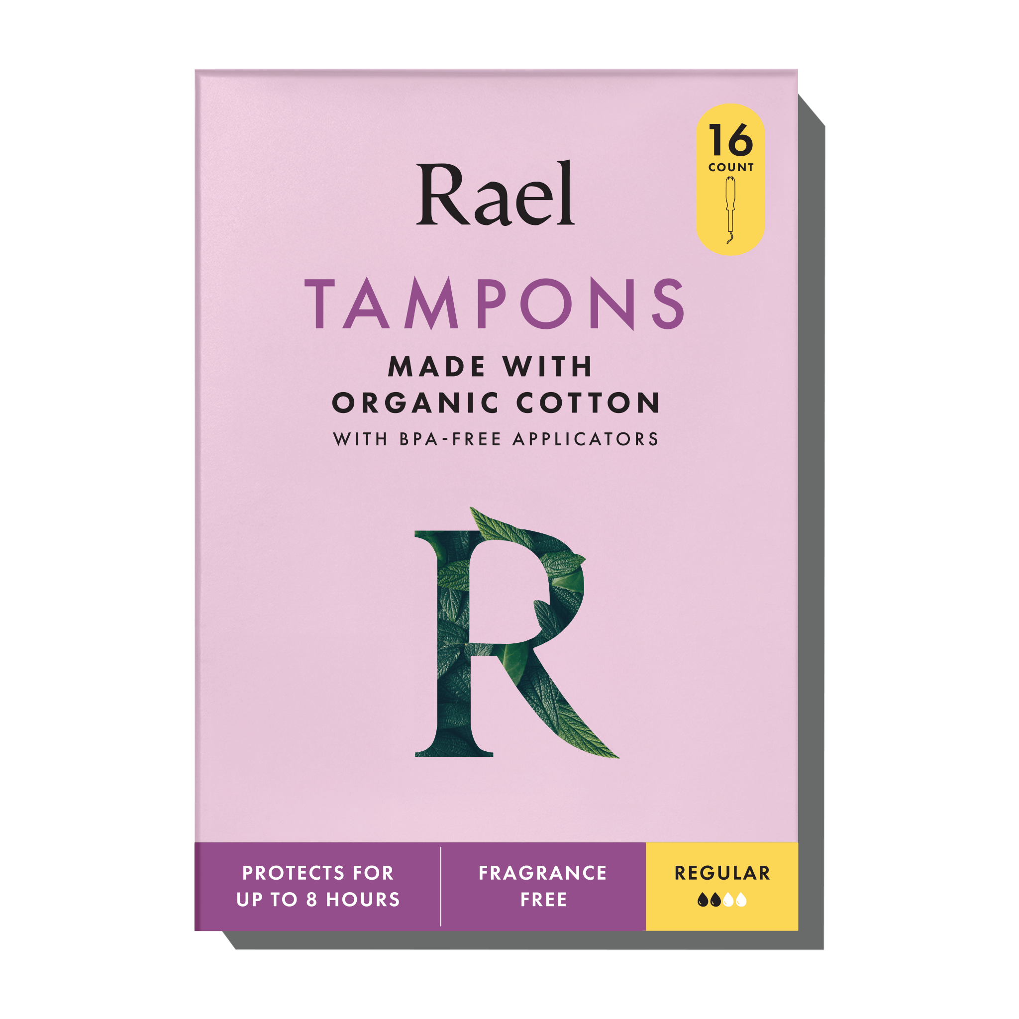 Regular Tampons Made With Organic Cotton U5