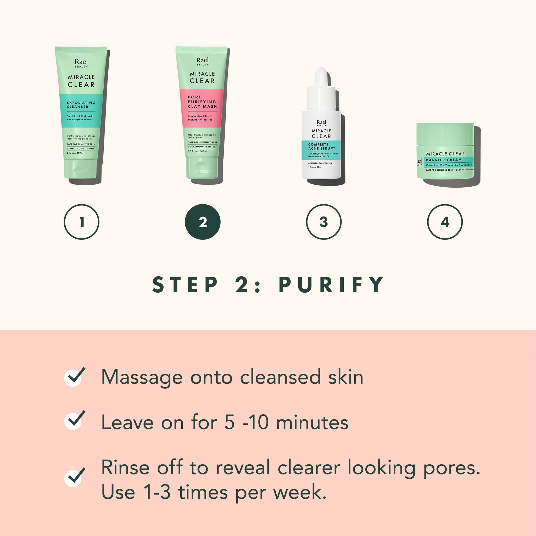 Miracle Clear Pore Purifying Clay Mask J6