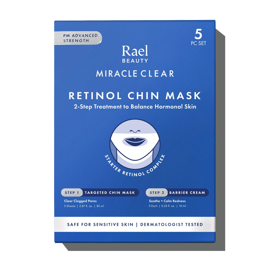 Miracle Clear Retinol Chin Mask 5-Pack Set X4