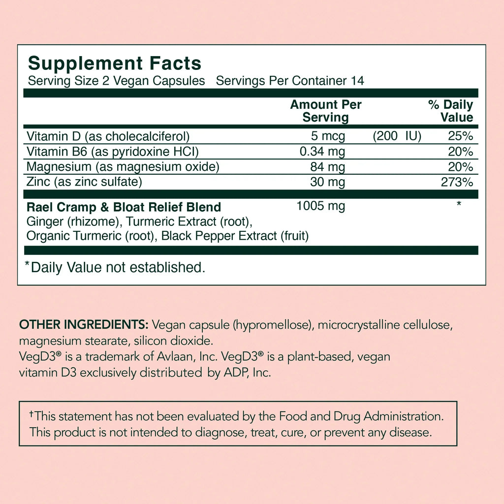 PMS Cramp & Bloat Supplement L4