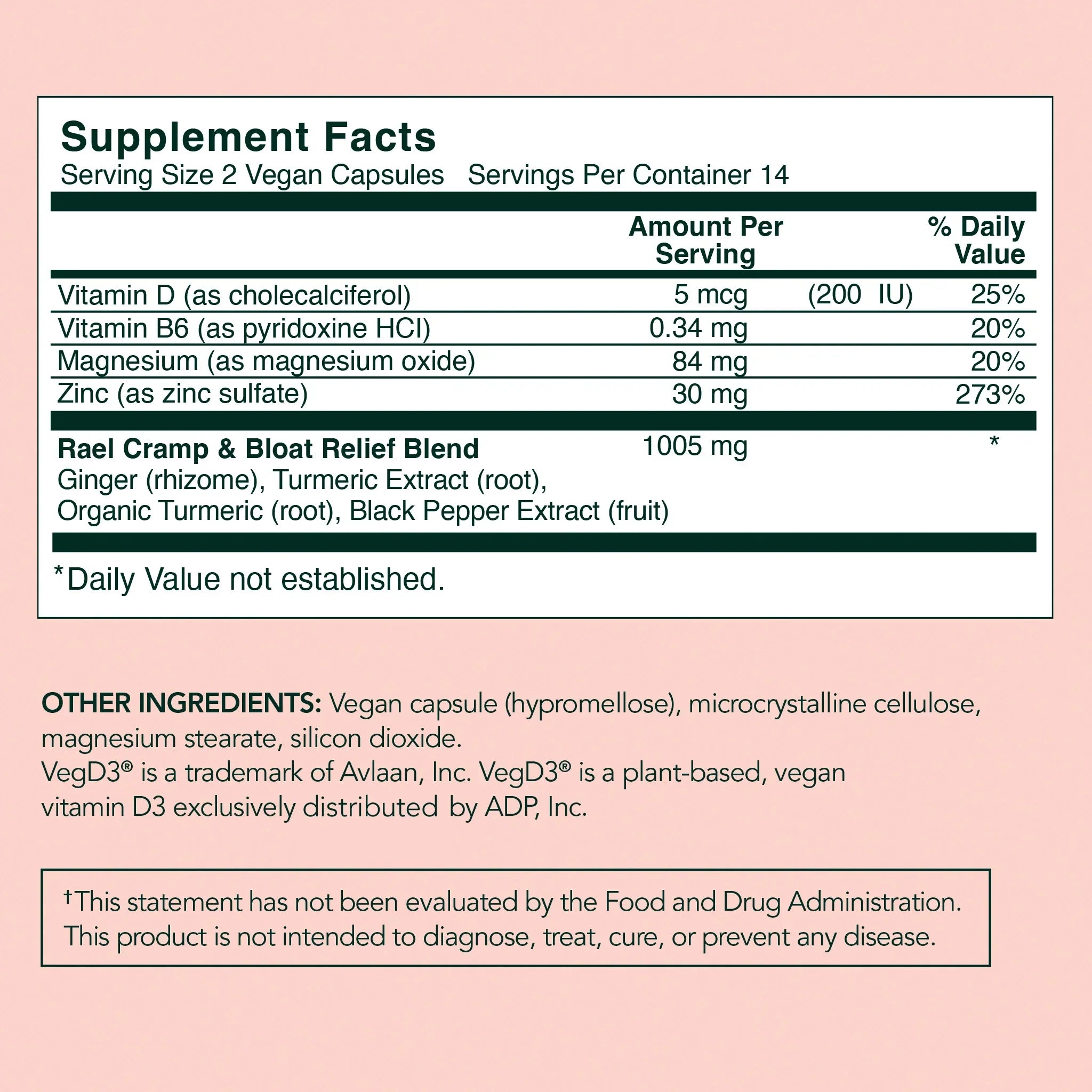 PMS Cramp & Bloat Supplement L4